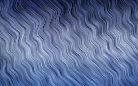 Light BLUE vector pattern with bubble shapes. Stock Illustration