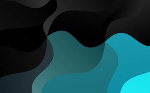 Light BLUE vector pattern with bubble shapes. Illustrazione stock