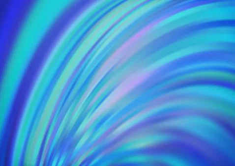 Light BLUE vector pattern with bubble shapes. Illustrazione stock