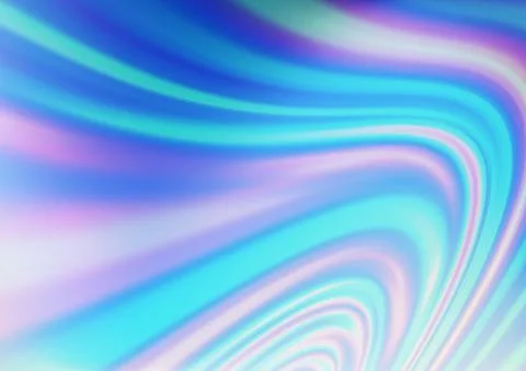 Light BLUE vector pattern with bubble shapes. Stock Illustration