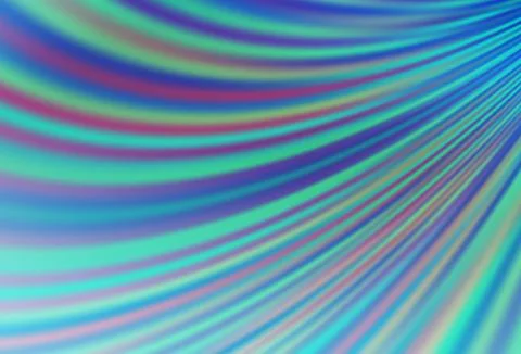Light BLUE vector pattern with bubble shapes. Stock Illustration