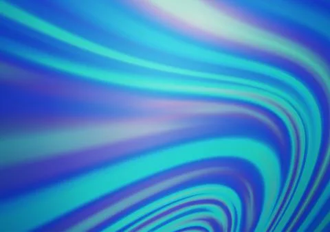 Light BLUE vector pattern with bubble shapes. Stockillustratie