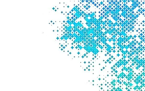 Light BLUE vector pattern with christmas stars. 스톡 일러스트