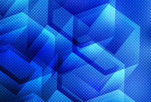 Light BLUE vector pattern with colorful hexagons. イラスト素材