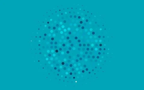 Light BLUE vector pattern with colorful hexagons. イラスト素材