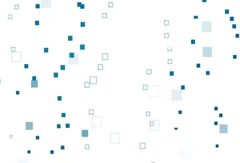 Light BLUE vector pattern with crystals, rectangles. 库存插图