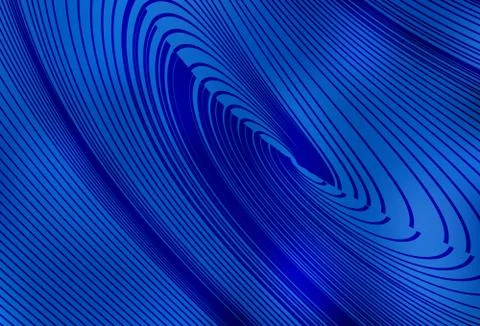 Light BLUE vector pattern with curved lines. 스톡 일러스트