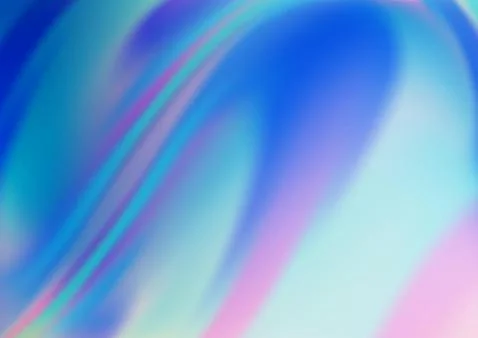 Light BLUE vector pattern with curved circles. Stock Illustration