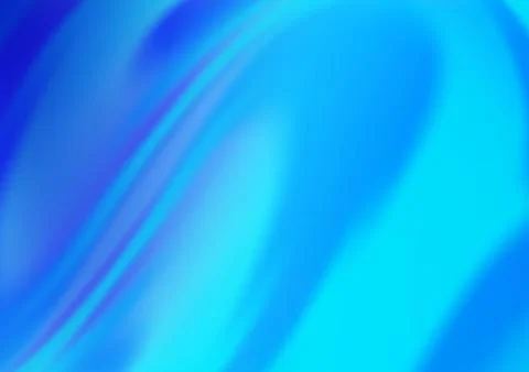 Light BLUE vector pattern with curved circles. 库存插图