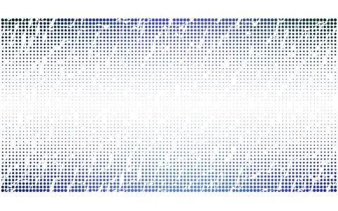 Light BLUE vector pattern of geometric circle shapes. Stock Illustration