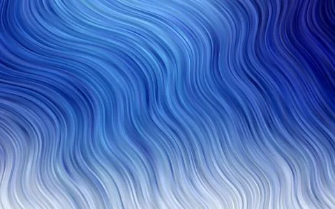 Light BLUE vector pattern with lava shapes. Illustrazione stock