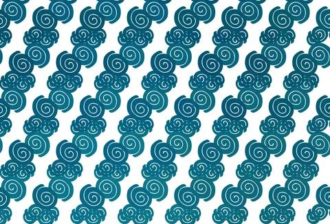 Light BLUE vector pattern with lines, ovals. Illustrazione stock