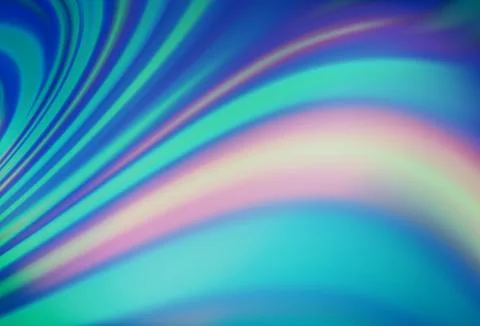 Light BLUE vector pattern with liquid shapes. イラスト素材