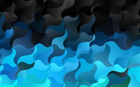 Light BLUE vector pattern with liquid shapes. Stockillustratie