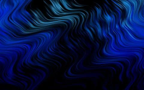 Light BLUE vector pattern with liquid shapes. 스톡 일러스트