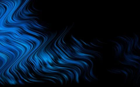 Light BLUE vector pattern with liquid shapes. Illustrazione stock