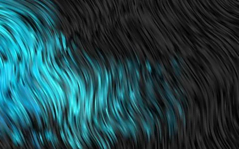 Light BLUE vector pattern with liquid shapes. Stock Illustration