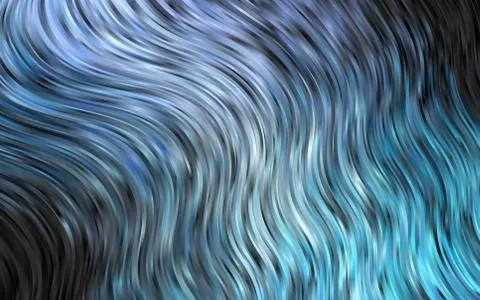 Light BLUE vector pattern with liquid shapes. 스톡 일러스트