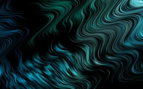 Light BLUE vector pattern with liquid shapes. Illustrazione stock