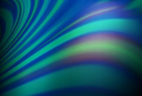 Light BLUE vector pattern with liquid shapes. 스톡 일러스트