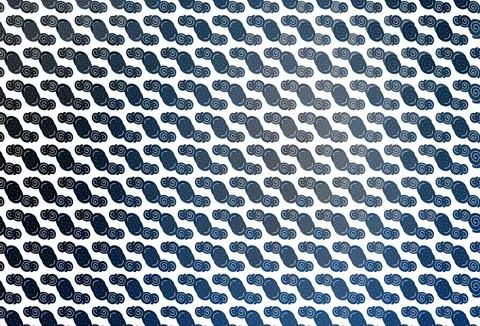 Light BLUE vector pattern with liquid shapes. Illustrazione stock
