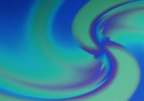 Light BLUE vector pattern with liquid shapes. Stock Illustration