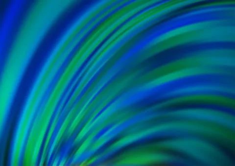 Light BLUE vector pattern with liquid shapes. Stock Illustration