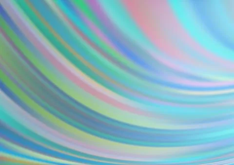 Light BLUE vector pattern with liquid shapes. Illustrazione stock