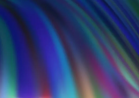 Light BLUE vector pattern with liquid shapes. Illustrazione stock