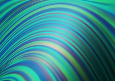 Light BLUE vector pattern with liquid shapes. Illustrazione stock