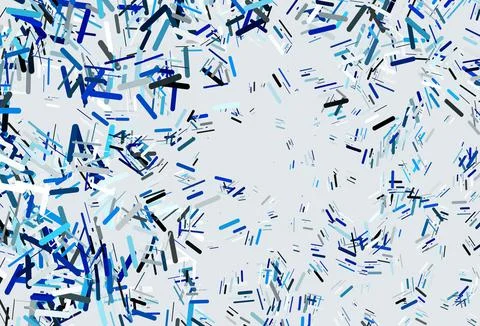 Light BLUE vector pattern with narrow lines. Stock Illustration