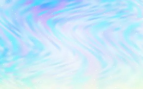 Light BLUE vector pattern with night sky stars. Glitter abstract illustration Stock Illustration