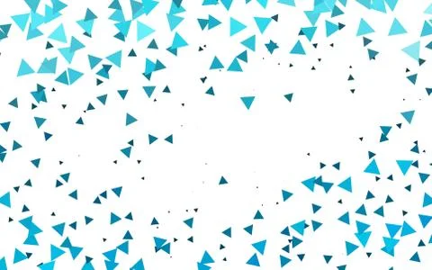 Light BLUE vector pattern in polygonal style. Stock Illustration