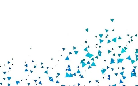 Light BLUE vector pattern in polygonal style. Stock Illustration