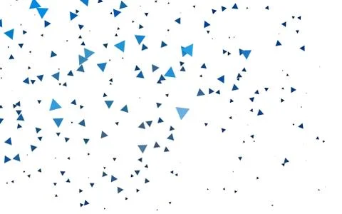 Light BLUE vector pattern in polygonal style. Illustrazione stock