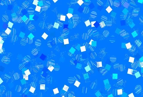 Light BLUE vector pattern with polygonal style with circles. 스톡 일러스트