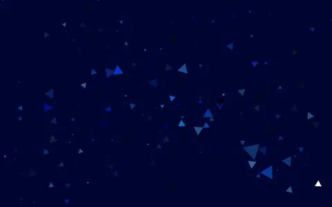 Light BLUE vector pattern in polygonal style. Stock Illustration