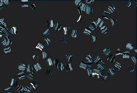 Light BLUE vector pattern in polygonal style with circles. 스톡 일러스트