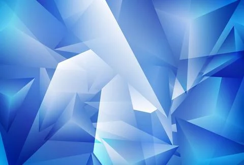Light BLUE vector pattern with polygonal style. Stock Illustration
