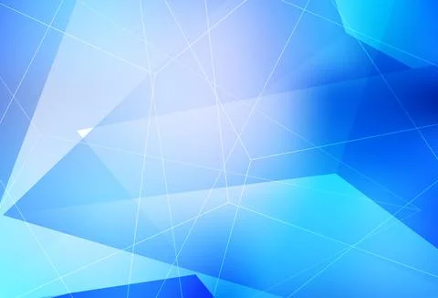 Light BLUE vector pattern with polygonal style. Stock Illustration