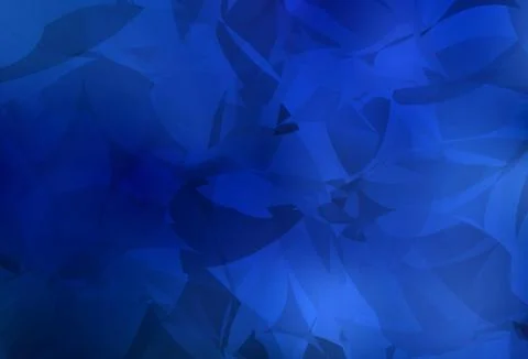 Light BLUE vector pattern with random polygonals. Stock Illustration