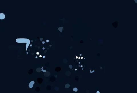 Light BLUE vector pattern with random forms. Illustrazione stock