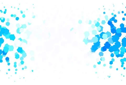 Light BLUE vector pattern with random forms. Illustrazione stock