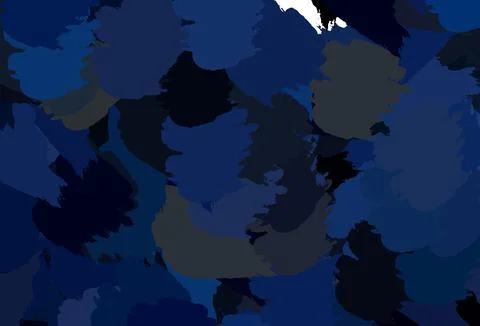 Light BLUE vector pattern with random forms. Stock Illustration