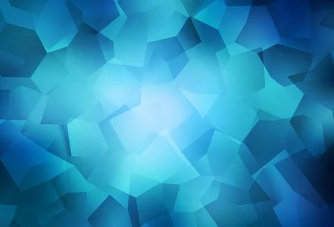 Light BLUE vector pattern with random forms. Stockillustratie