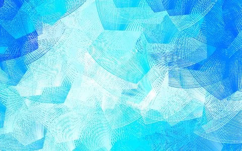 Light BLUE vector pattern with random forms. Stock Illustration
