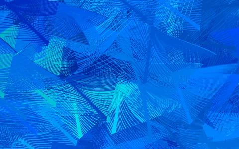 Light BLUE vector pattern with random forms. Stock Illustration