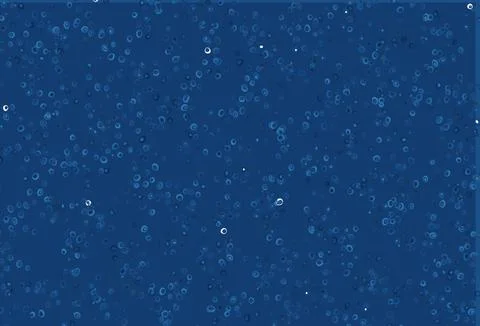 Light BLUE vector pattern with spheres. Stock Illustration