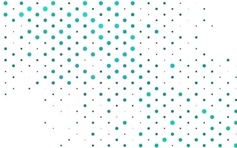Light BLUE vector pattern with spheres. Illustrazione stock