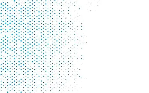 Light BLUE vector pattern with spheres. Illustrazione stock